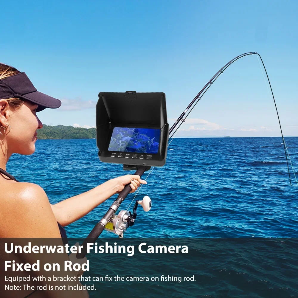Underwater Fishing Camera - 魚群探知機 5.0 インチ Lcd ディスプレイ水中釣りカメラ IP68