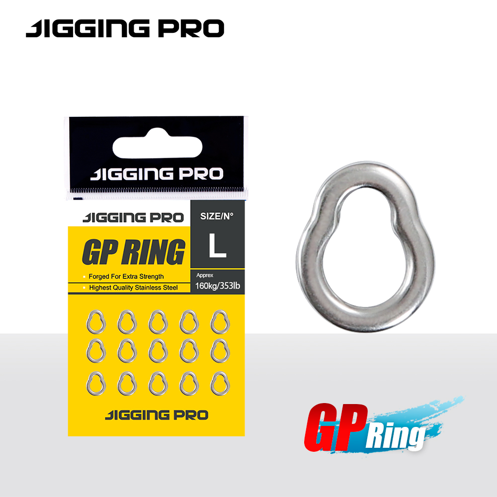 Fishing Equipment Cheap - ジギングプロ 15個入り GP ソリッドリング ステンレス鋼 ヘビーデューティー
