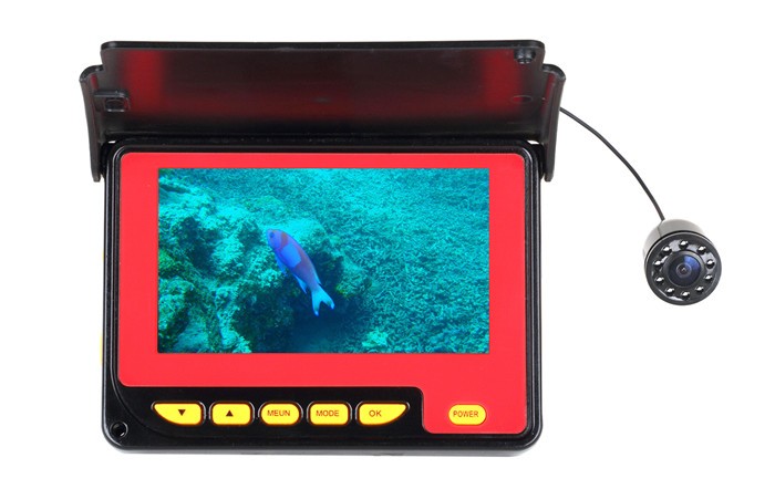 Underwater Fishing Camera - 5インチ130度広角水中カメラ15/30M釣り用カメラDVR写真撮影・動画撮影魚群探知機