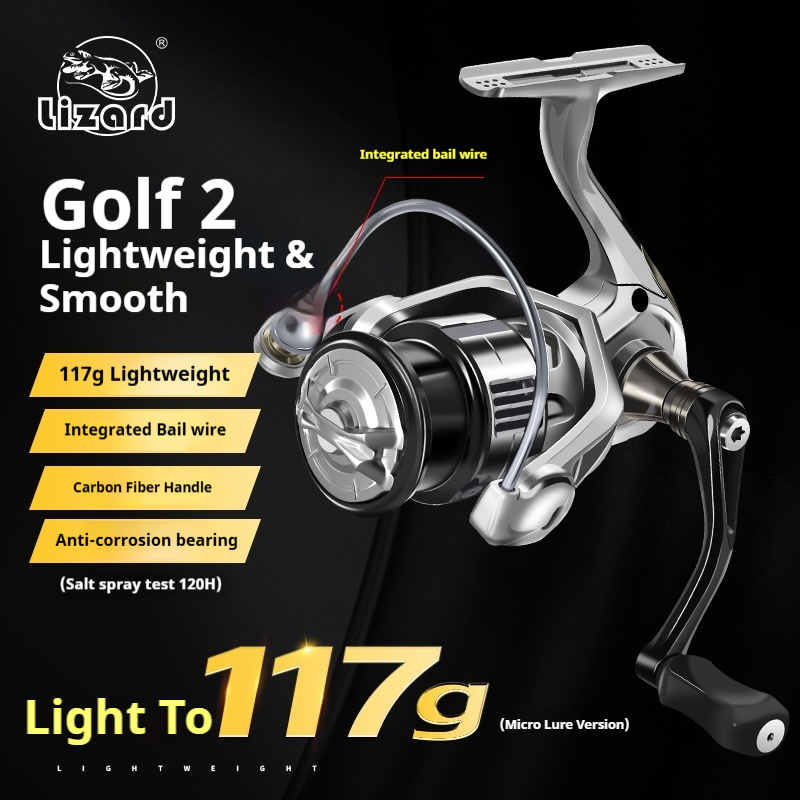 Kastking Reel Zephyr - リザードゴルフ2 メタルスプールリール シースピニング 8kg最大ドラグ アラームシステム付き 釣りリール