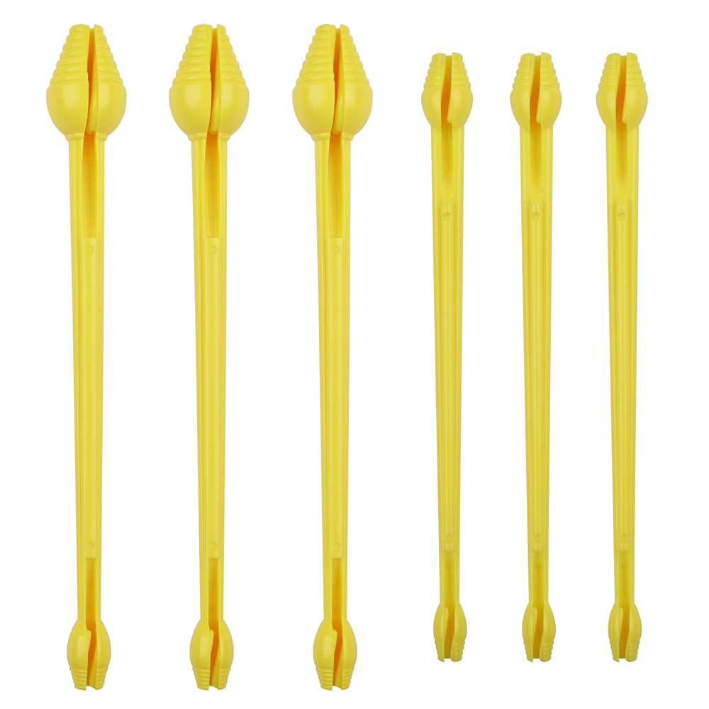 Fishing Equipment Cheap - 6 個釣りフック Disgorger Snelled プラスチック釣りフックリムーバーフックルアースピナー抽出ツール除去ツール釣りアクセサリー