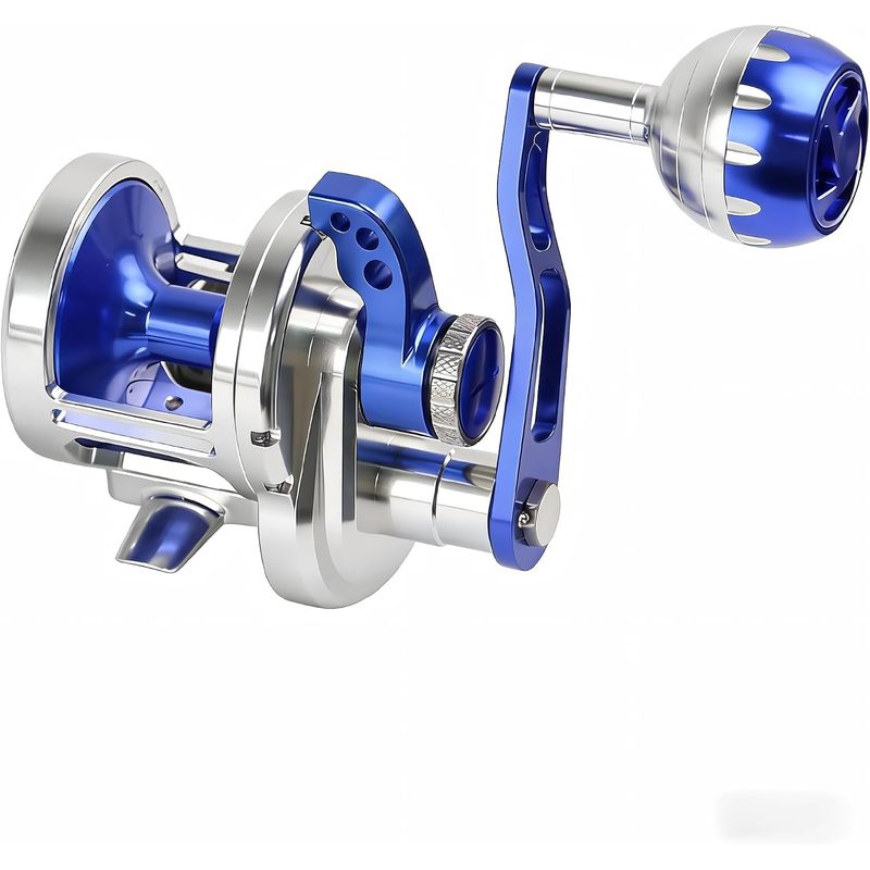 Electric Fishing Reel - トップラインタックル 66ポンド フィッシングリール ギア比6.3:1 9+2 ボールベアリング