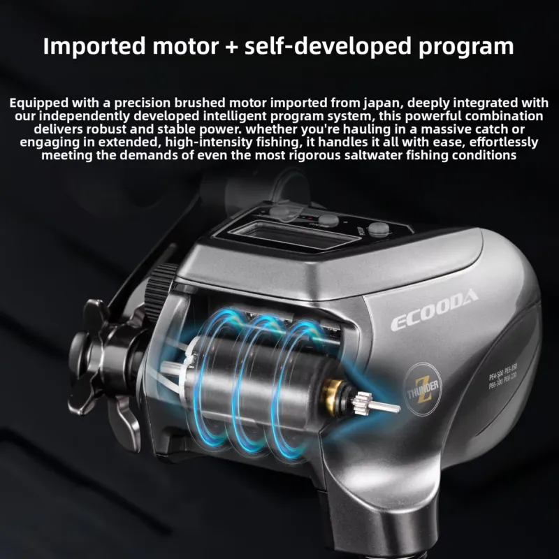 【2026年売れ筋】エコダ 新型EZH5000 第二世代電動 - Electric Fishing Reel のレビューと価格