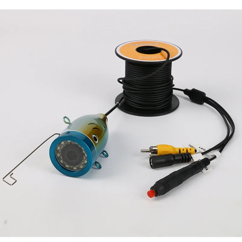 水中釣り用の特別なデザインの魚型カメラ、12個の白い暗視ライ - Underwater Fishing Camera のレビューと価格