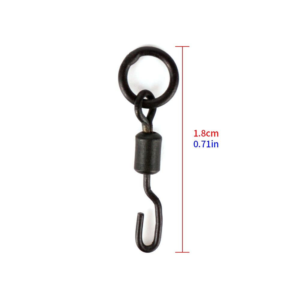 ヒリシ 200個入り コイ釣り用スイベルスナップ ソリッドリ - Fishing Equipment Cheap のレビューと価格