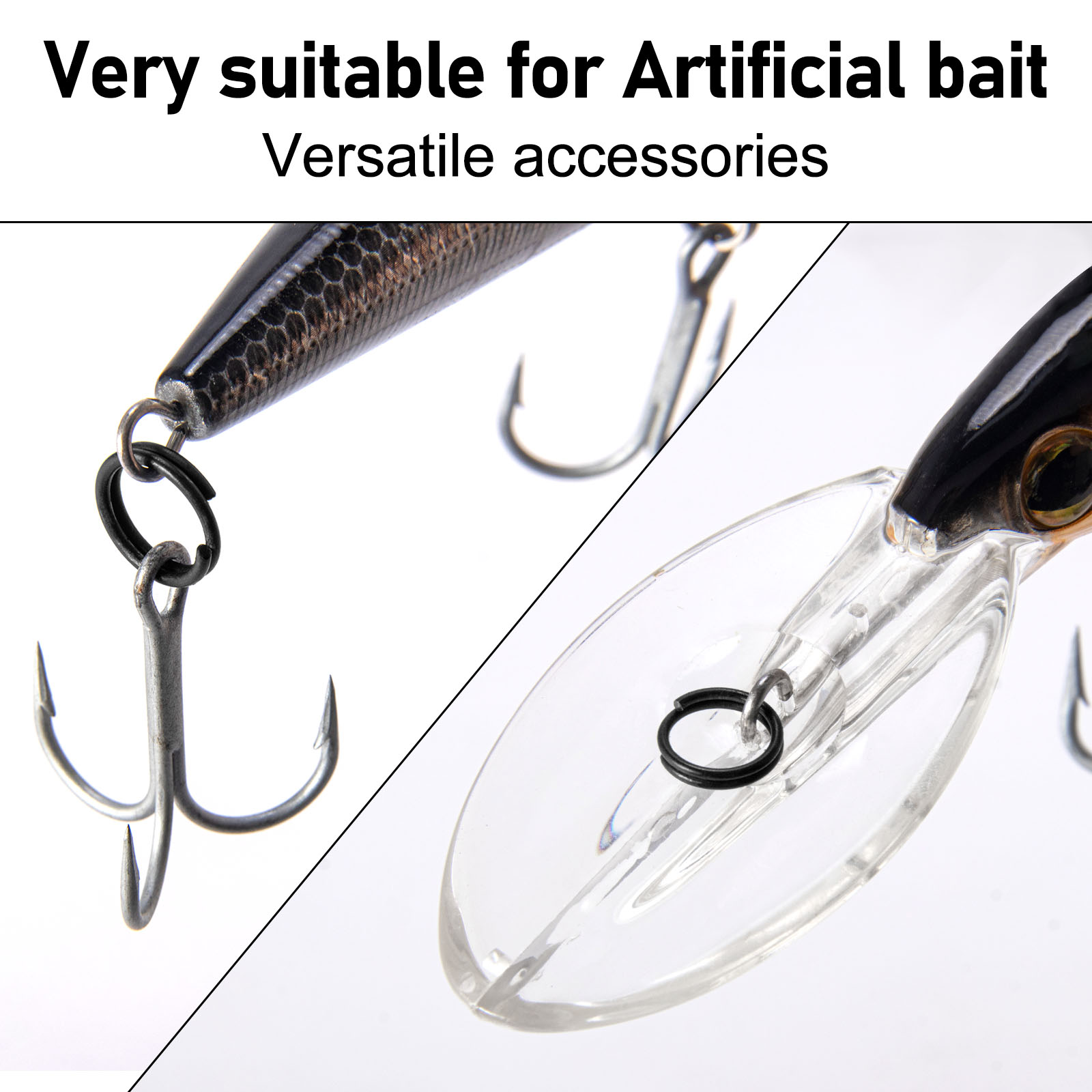 釣り用ルアースプリットリング 3.5mm-22mm 釣り針交 - Fishing Equipment Hook のレビューと価格
