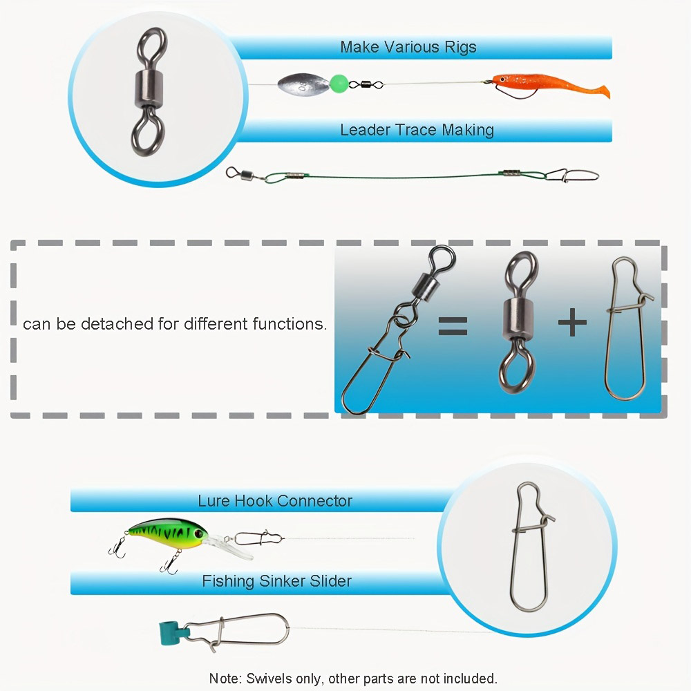 95/210個セット フィッシングコネクターギアキット 2- - Fishing Equipment Hook のレビューと価格