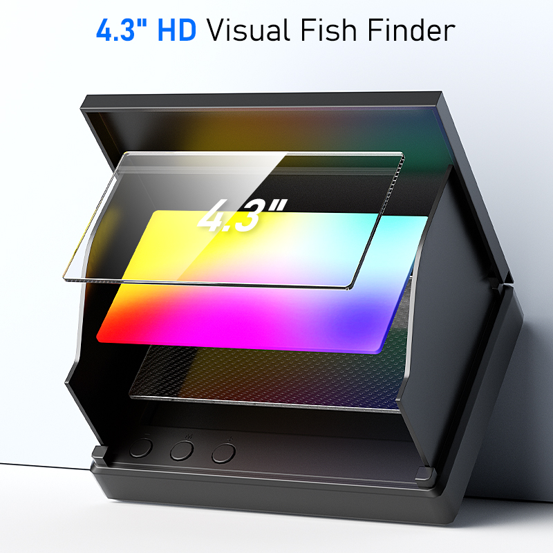 4.3インチLCDポータブル魚群探知機、20m水中カメラ、水 - Underwater Fishing Camera のレビューと価格