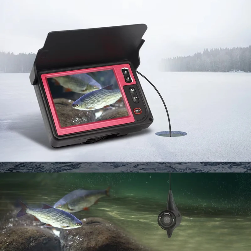 釣り用具 IP68防水 ポータブル 3.5インチLCD水中釣 - Underwater Fishing Camera のレビューと価格
