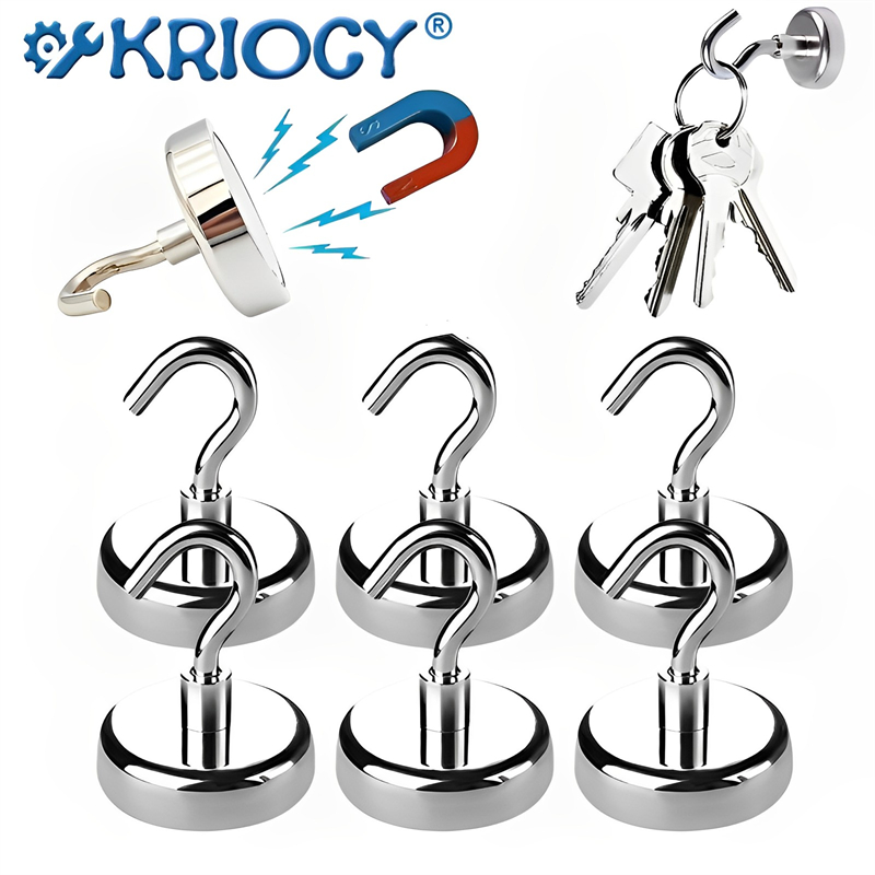 強力な丸型ネオジム磁石フック,救命磁石,海釣り道具,フック付 - Fishing Equipment Hook のレビューと価格