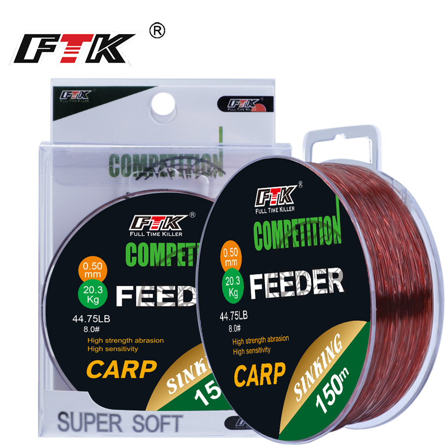 FTK 3D インビジブルカープフィッシングライン ナイロン - Fluorocarbon Line のレビューと価格