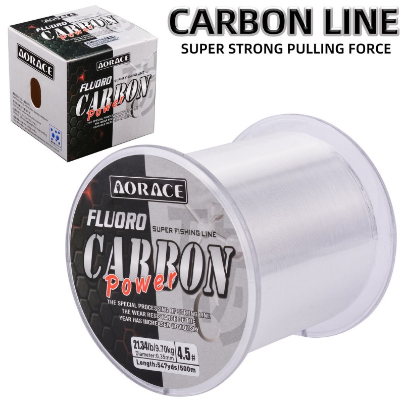 500 メートルフロロカーボン釣り糸輸入カーボンファイバーナ - Fluorocarbon Line のレビューと価格