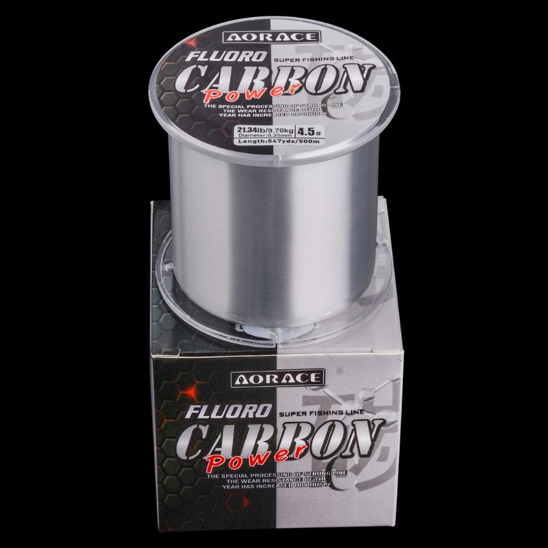 500 メートルフロロカーボン釣り糸輸入カーボンファイバーナ - Fluorocarbon Line のレビューと価格