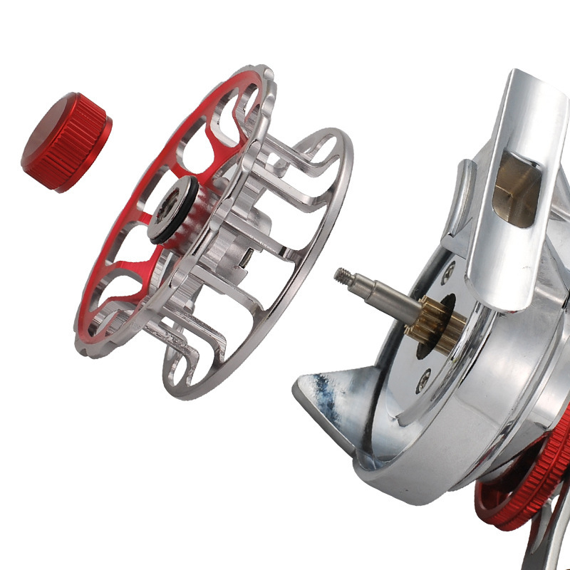 フルメタル製ラフト釣り用リール、調整可能なドラグ付き、ワンキ - Electric Fishing Reel のレビューと価格