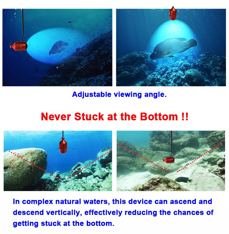 FPV 高解像度検出器 ワイドサイト 7 インチ液晶モニター - Underwater Fishing Camera のレビューと価格