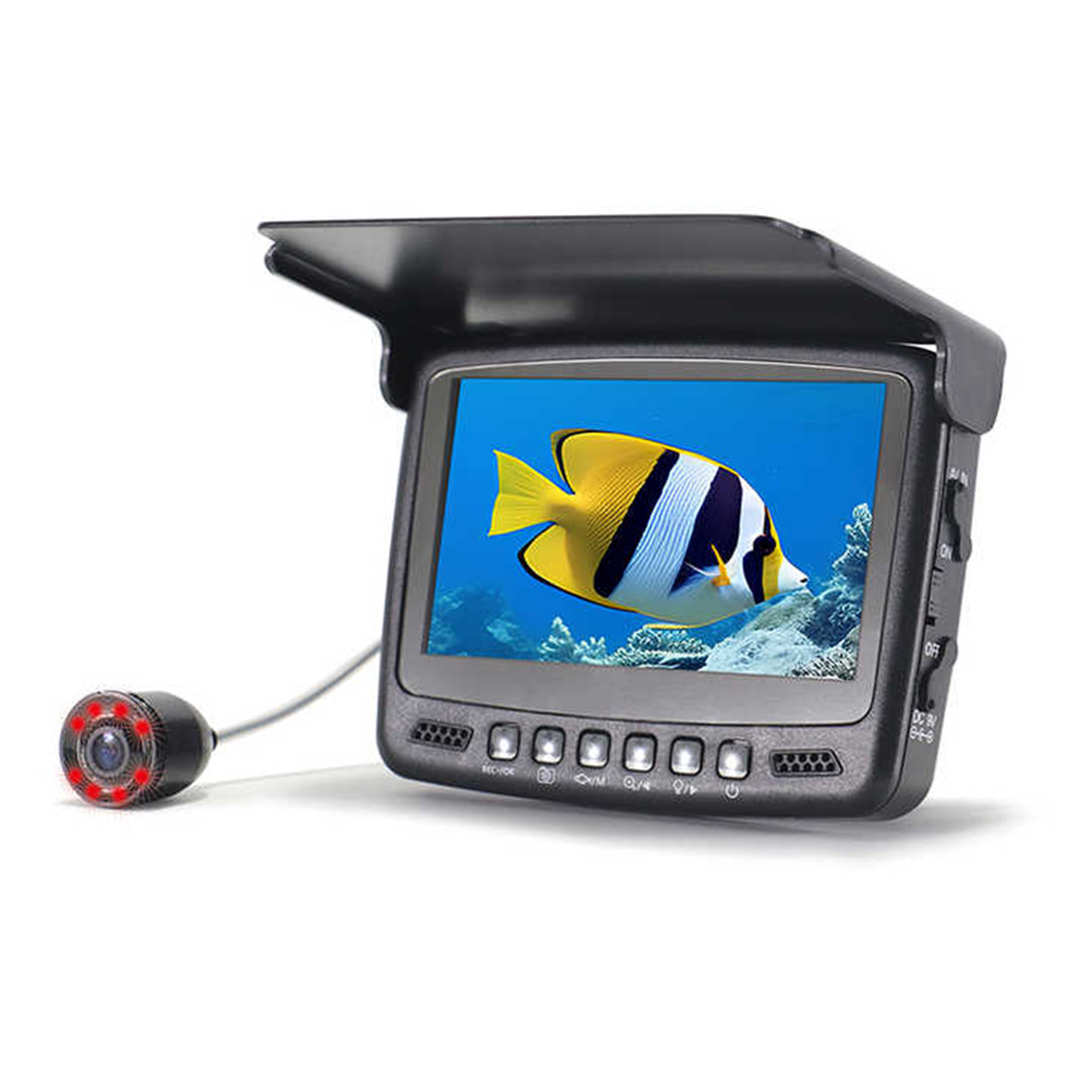 4.3 インチ画面水中 15/30 メートル氷釣りカメラ D - Underwater Fishing Camera のレビューと価格