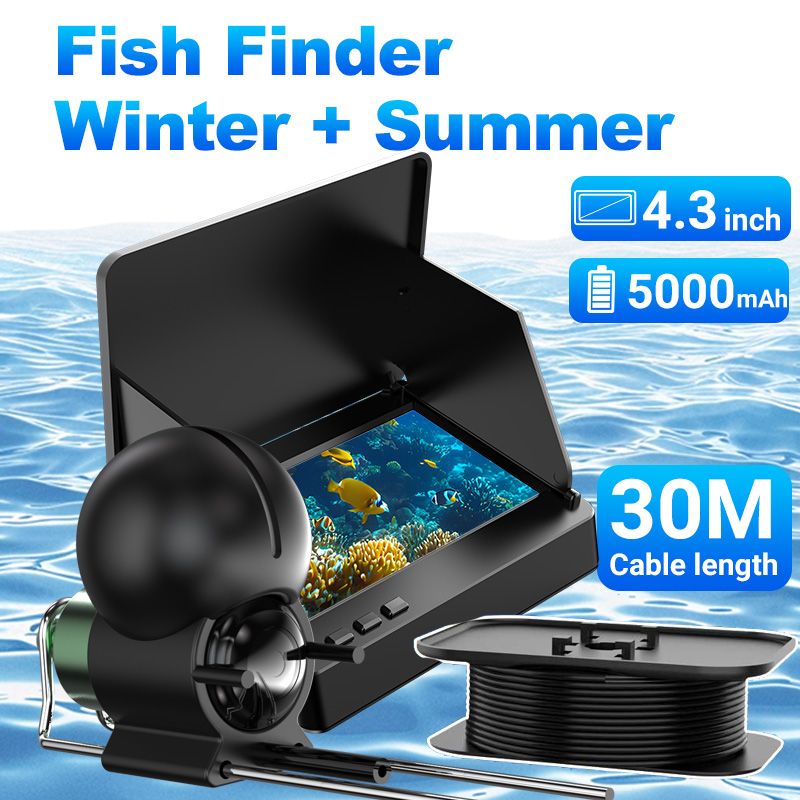 4.3インチ氷上釣りカメラ魚群探知機1080P HD水中カメ - Underwater Fishing Camera のレビューと価格