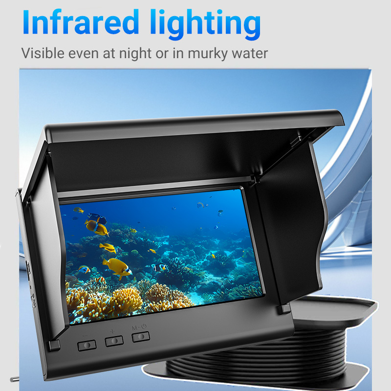 4.3インチ氷上釣りカメラ魚群探知機1080P HD水中カメ - Underwater Fishing Camera のレビューと価格