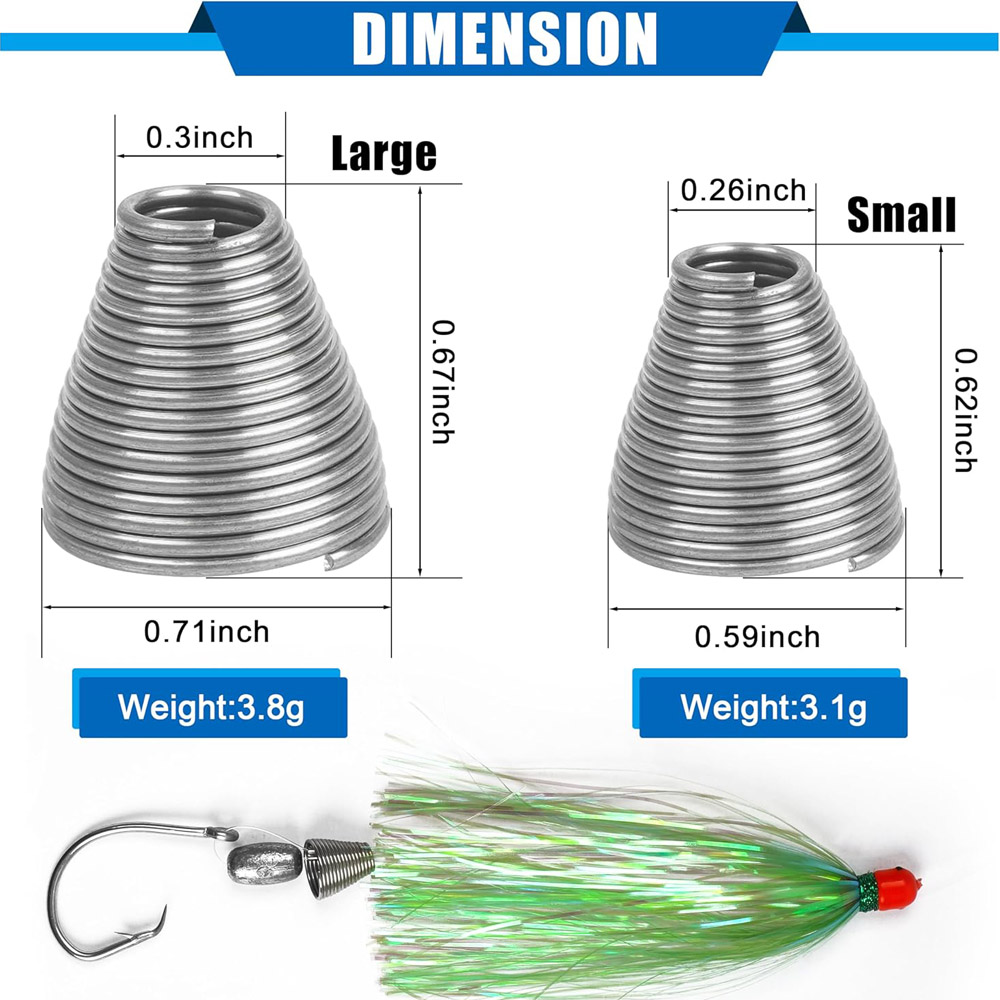 Ballyhoo-釣り用ベイトリギングスプリング,20個,ス - Fishing Equipment Cheap のレビューと価格