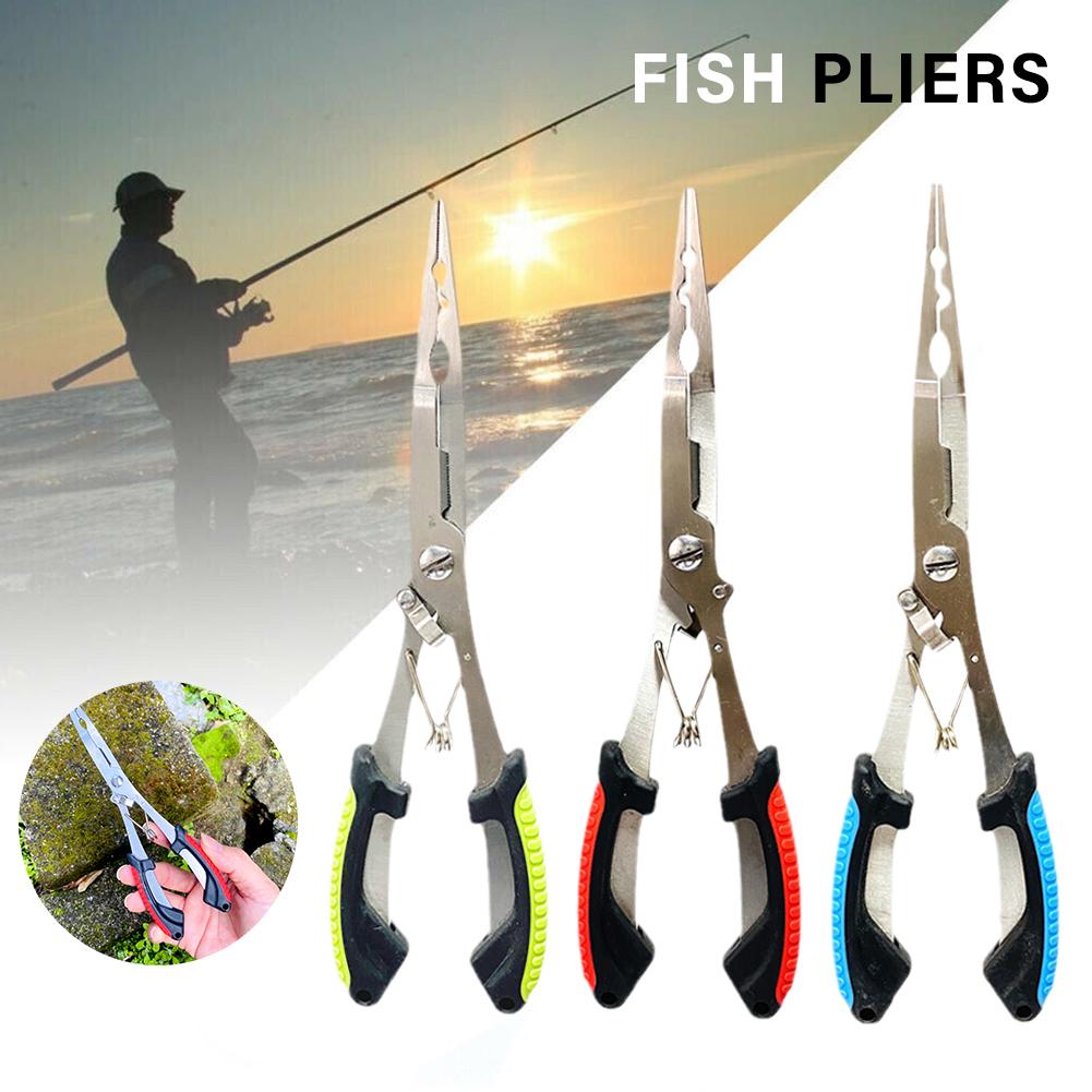 ロングフィッシングプライヤーシザーグリッパーステンレス鋼魚カ - Fishing Equipment Cheap のレビューと価格