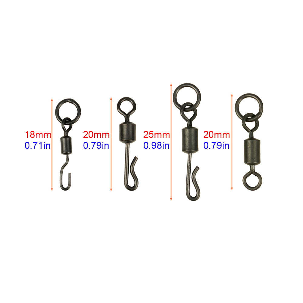 ヒリシ 70個入り 鯉釣り用ベイトスクリューフックストッパー - Fishing Equipment Hook のレビューと価格