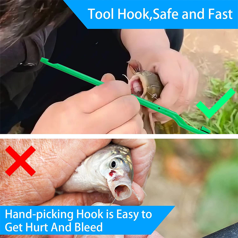 簡単な釣り針リムーバーツール釣りディゴルジャープラスチックポ - Fishing Equipment Cheap のレビューと価格