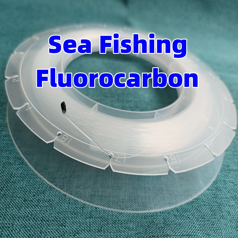 カーボンリーダー付きフルオロカーボン漁船,大型,透明,釣りア - Fluorocarbon Line のレビューと価格